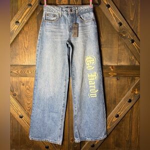 Ed Hardy “Born Free” Tattoo Jeans – Size 24 (NWT)